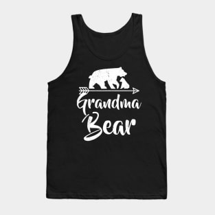 Grandma Bear T Shirt Best Gift Mothers Fathers Day Tank Top